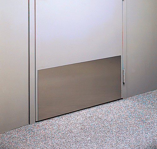 Отбойная пластина из нержавеющей стали 990х200