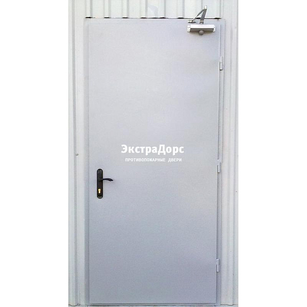 Противопожарная дверь EI 30 3 типа белая металлическая в Долгопрудном  купить