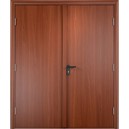 Внутренняя противопожарная глухая дверь Итальянский орех