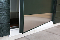 Отбойная пластина из нержавеющей стали 590х200