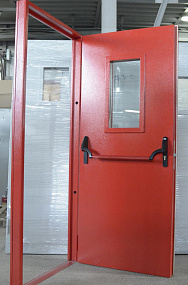 Стеклянные противопожарные двери EI-60 в Долгопрудном  купить
